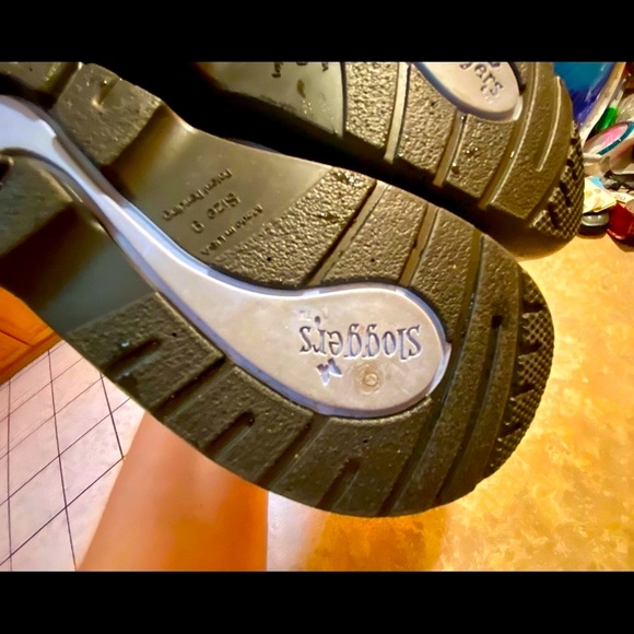 🌲HOST PICK🌲 Sloggers Light Blue Rubber Mules Size Size 9 - Picture 6 of 7